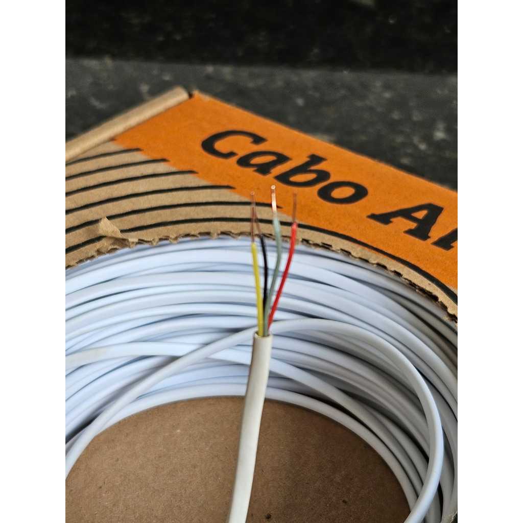 Cabo Para Iluminação Led Piscina e Projetos com Fita Led Sem Blindagem 4 Vias Multi Cores em Oferta na Shopee