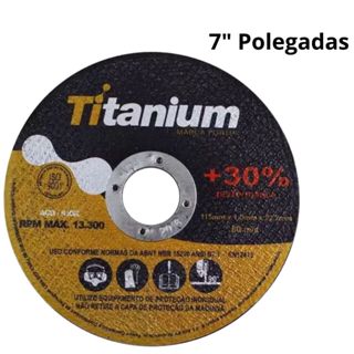 Disco De Corte Inox 7" - Titanium