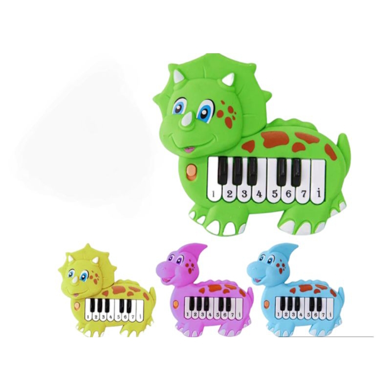 Piano teclado musical infantil educativo baby dinossauro interativo brinquedo infantil