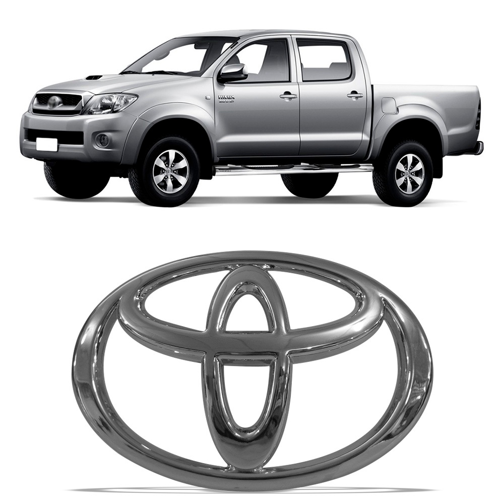Emblema Toyota da Grade Hilux SR SVR 2005 a 2011 SW4 2005 a 2008