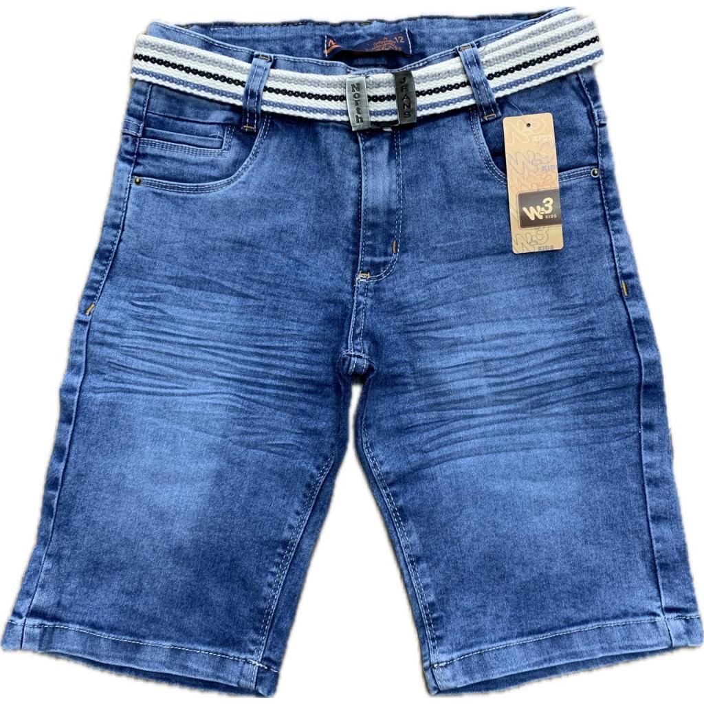 Bermuda Jeans Infantil Masculina Com Regulagem Interna - Menino 4 ao 16
