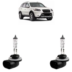 Lâmpada Automotiva Halógena Santa Fé 2007 2008 2009 2010 2011 2012 2013 2014 2015 2016 H27 12V 27W
