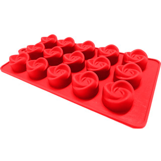 Forma Em Silicone Para Chocolate Doces e Bombons Molde Rosas Mini Bolo Antiadeerente Resistente