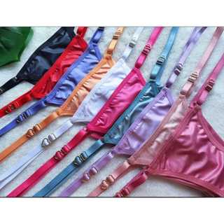 Kit 3 Calcinhas Cirré / Tanga tecido Cirré/ P M G e GG/ calcinha love com regulagem