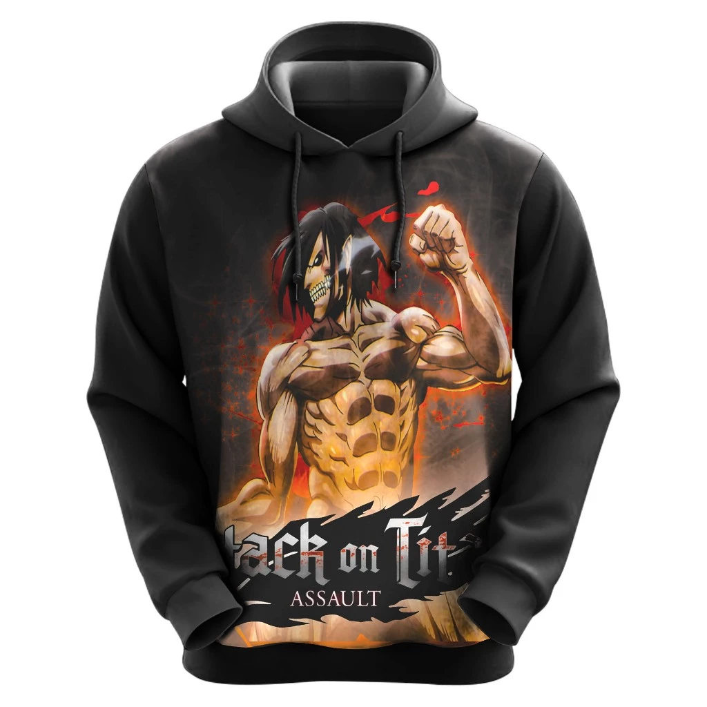 Blusa De Moletom Adulto e Infantil Anime Attack On Titan