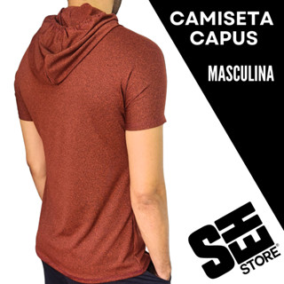 Camiseta Com Capuz Masculina