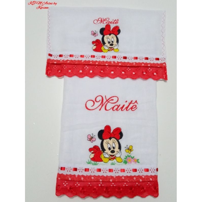 Kit Fraldas de bebê 2 Peças personalizado em Oferta na Shopee