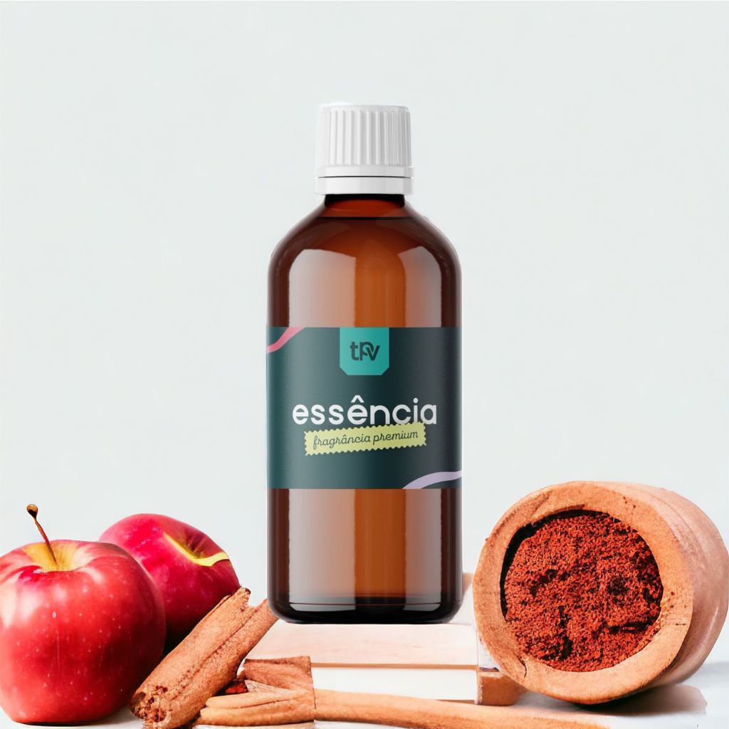 Essência de Maçã com Canela a base de óleo para Velas, Aromatizador, Home Spray, Sabonetes e Mais!