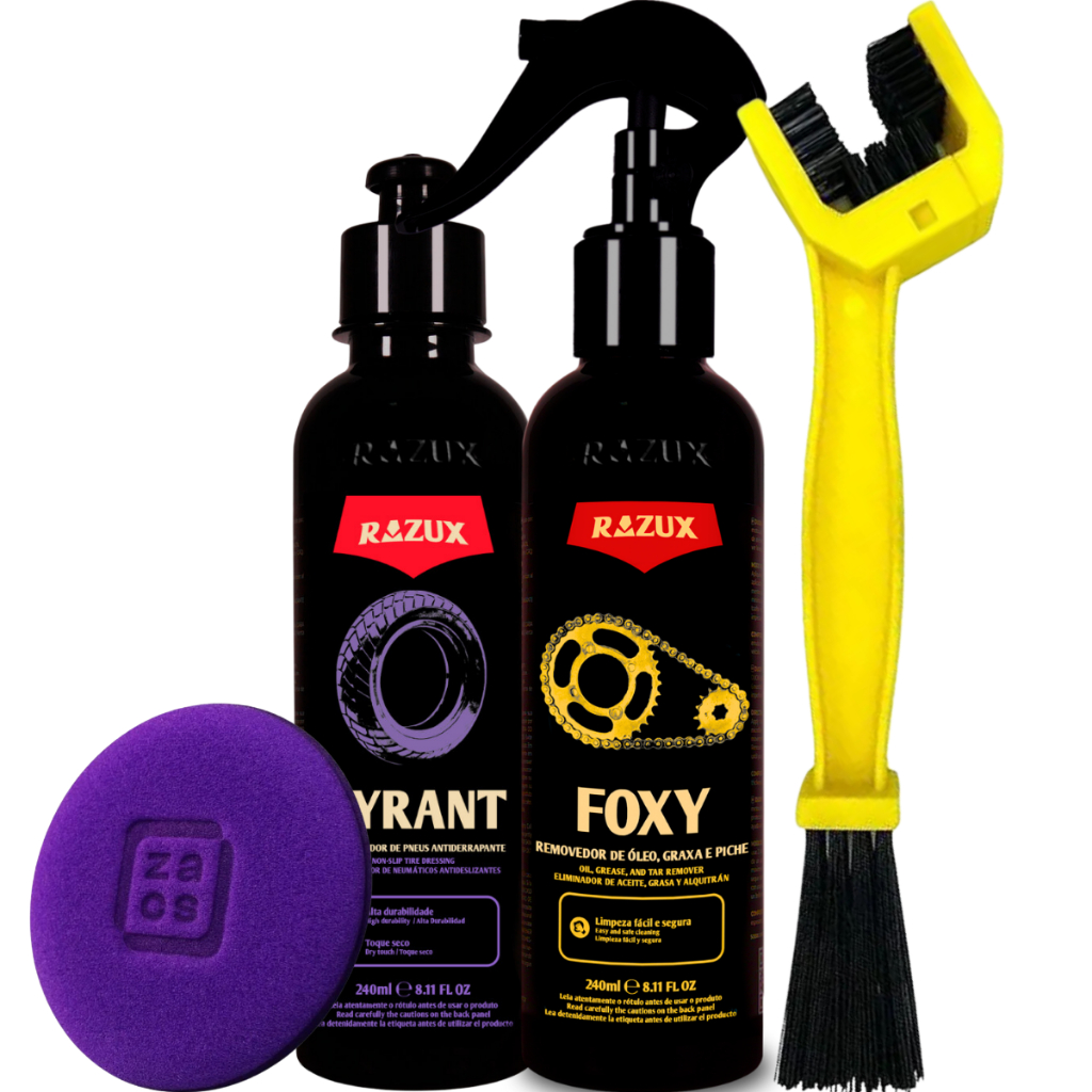 Tyrant Revitalizador Pneus Antiderrapante Foxy Limpador de Corrente Desengraxante Razux - Spare Parts and Accessories for Vehicles
