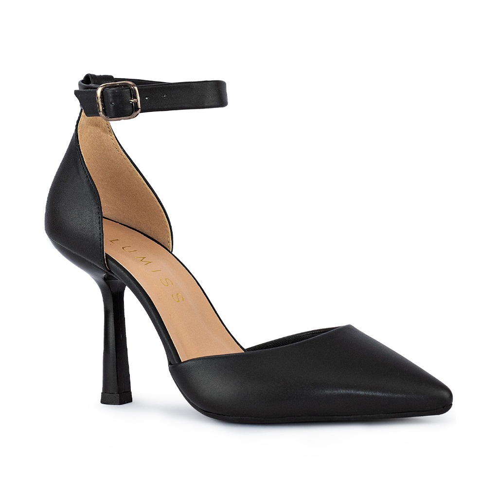 Sapato Feminino Scarpin Lumiss Salto Alto Fino Sandália Confortável Moda Social Bico Fino