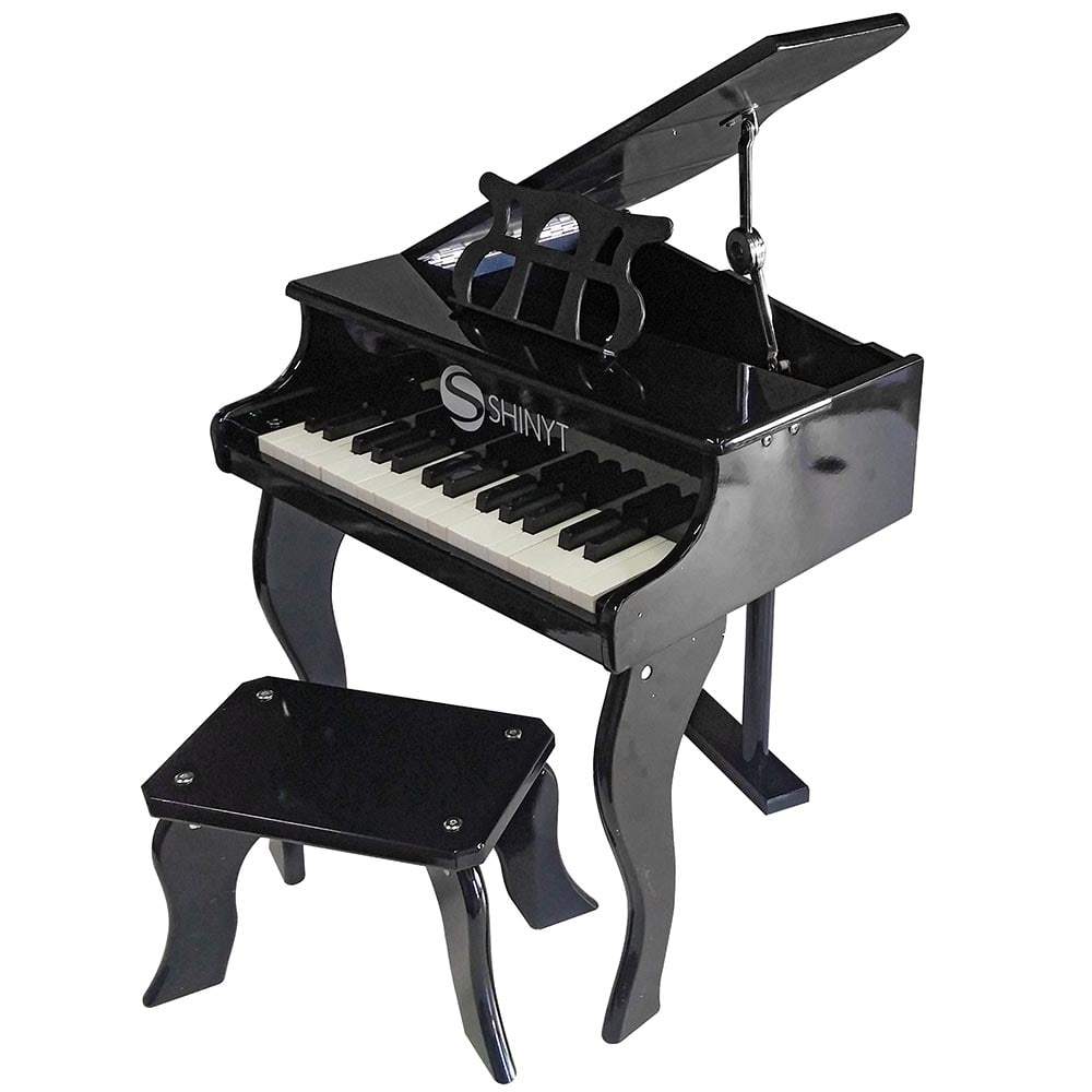 Piano Infantil Preto 30 Teclas 000290 - Shiny Toys em Oferta na Shopee