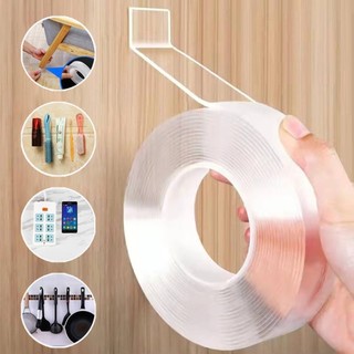 Fita Dupla Face Extra Forte Transparente NanoGel Silicone Mágica Adesiva Cola na Parede M…