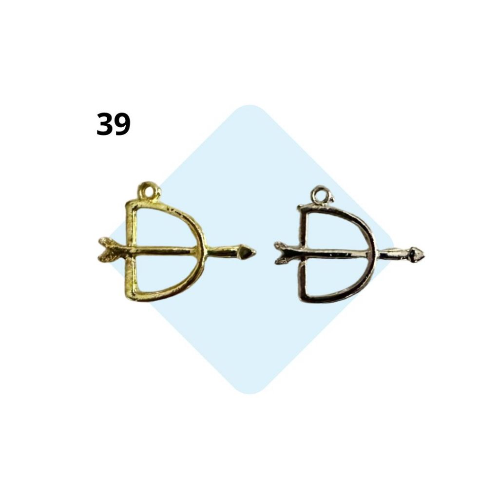 Pingente Arco e Flecha - Ofá Flecha Longa Pequeno ~ REF039 - 3 unidades