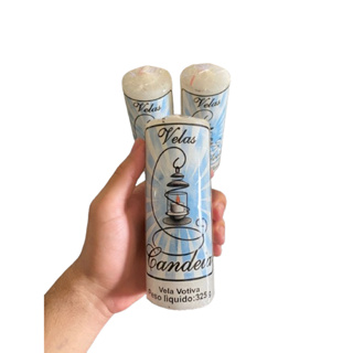 Vela Votiva Branca 320 Gramas Parafina Pura Kit Com 12 Unidades em Oferta na Shopee