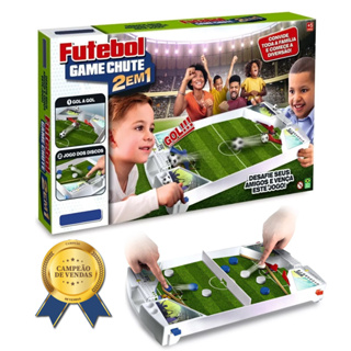 KIT JOGO 2 EM 1 FUTEBOL DE BOTÃO TABULEIRO DE MESA INFANTIL GOL BRINQUEDO MENINO BOLA CRIANÇA PETELECO PREGOBOL PINBALL em Oferta na Shopee