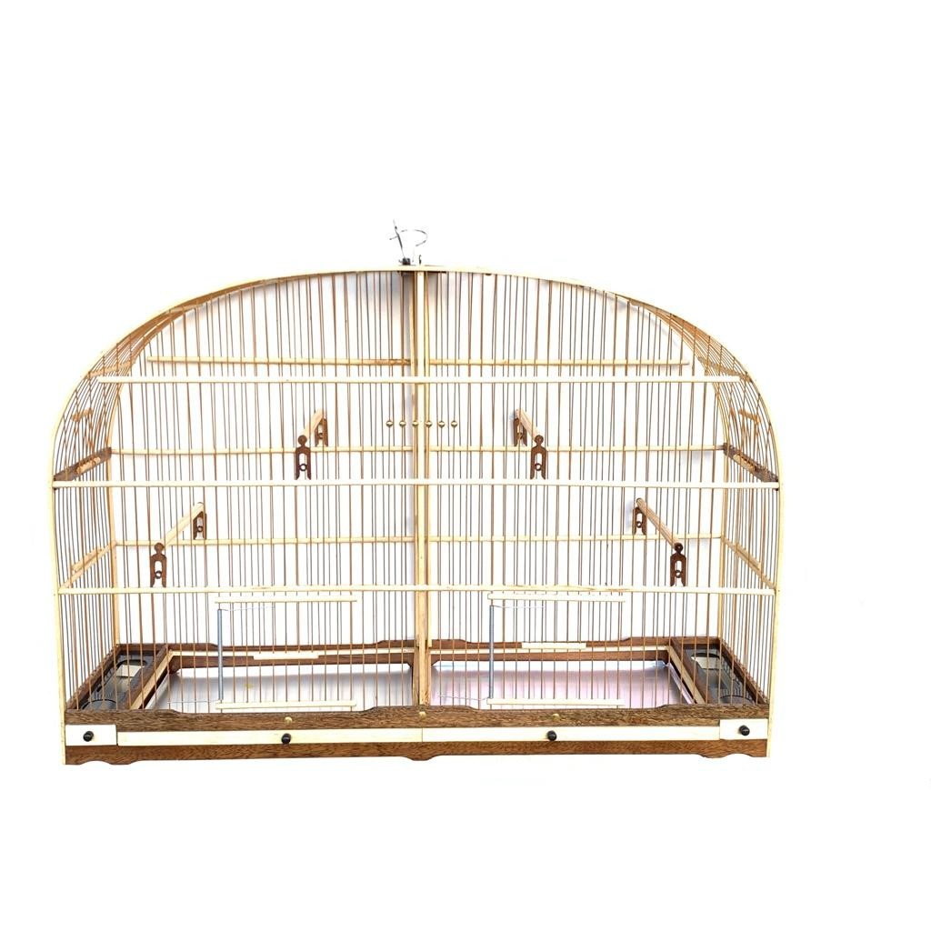 Gaiola Voadeira Para Curio Bicudo Canario Azulão Com Divisória Talas Em Fibra em Oferta na Shopee
