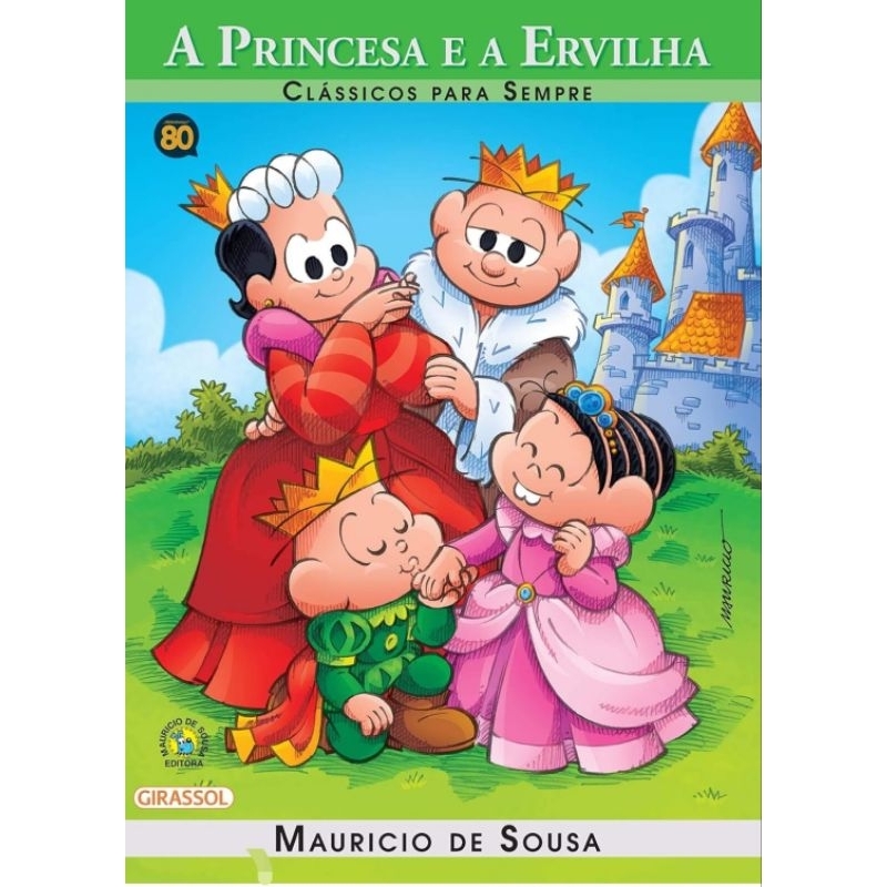 (Veja o vídeo) - Livros USADOS: A Princesa e a Ervilha| Clássicos para Sempre - Maurício de Sousa
