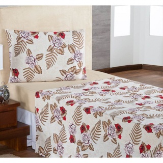 Kit 5 Jogos de Lençol solteiro c/ Fronha Estampado.