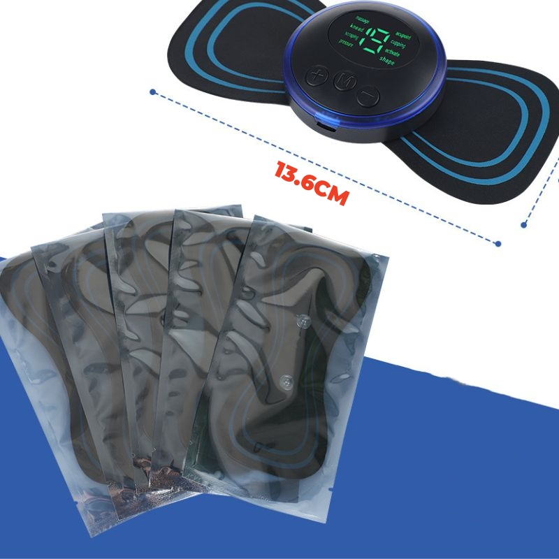 Pescoço Mini Massageador de Cervical Elétrico Portátil Alivia Dores Corpo