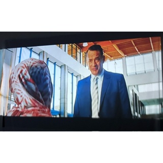 Tela de projeção 75 polegadas dobravel branca com fundo cinza em Oferta na Shopee