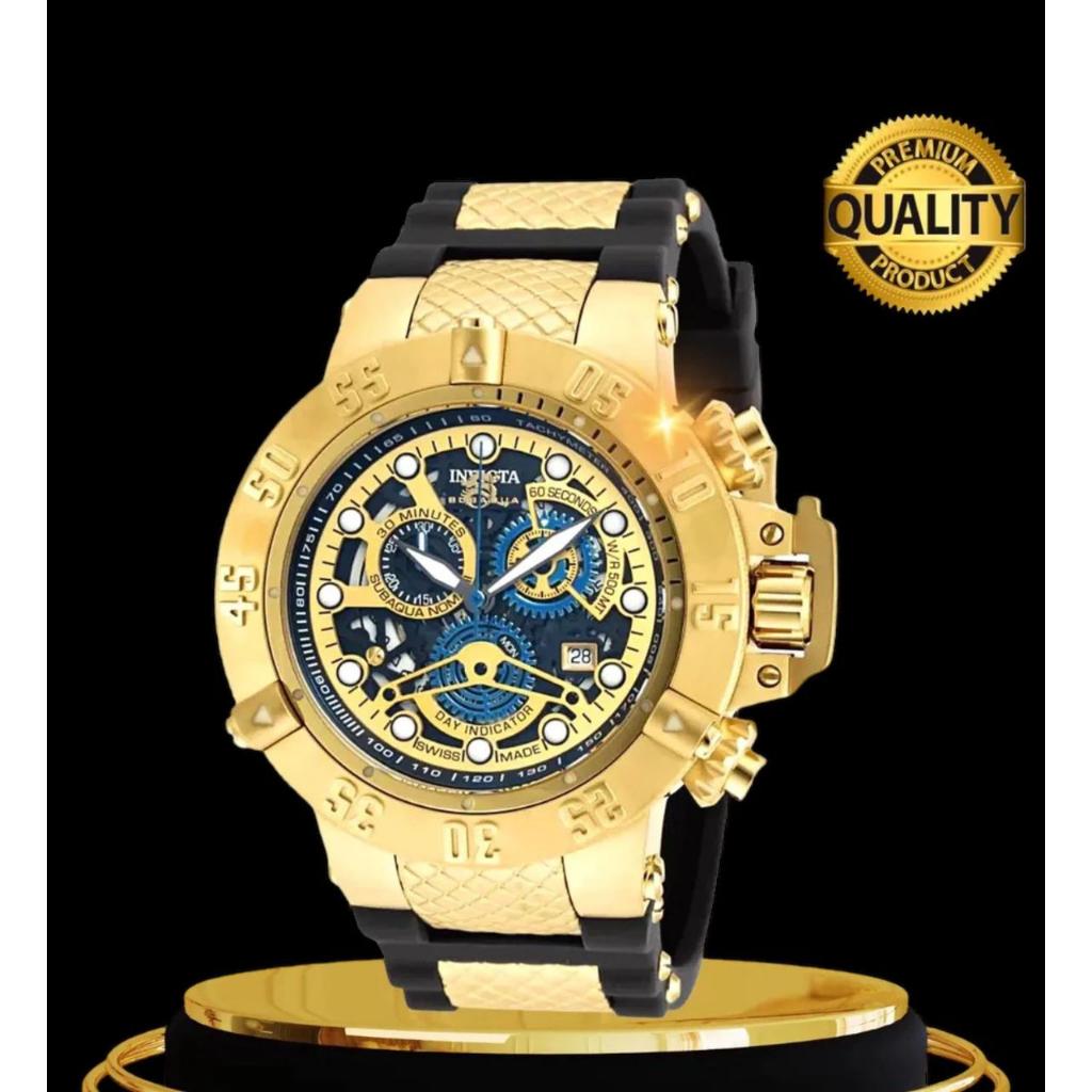 relógio masculino branco pulseira de borracha oferta subaqua noma 3