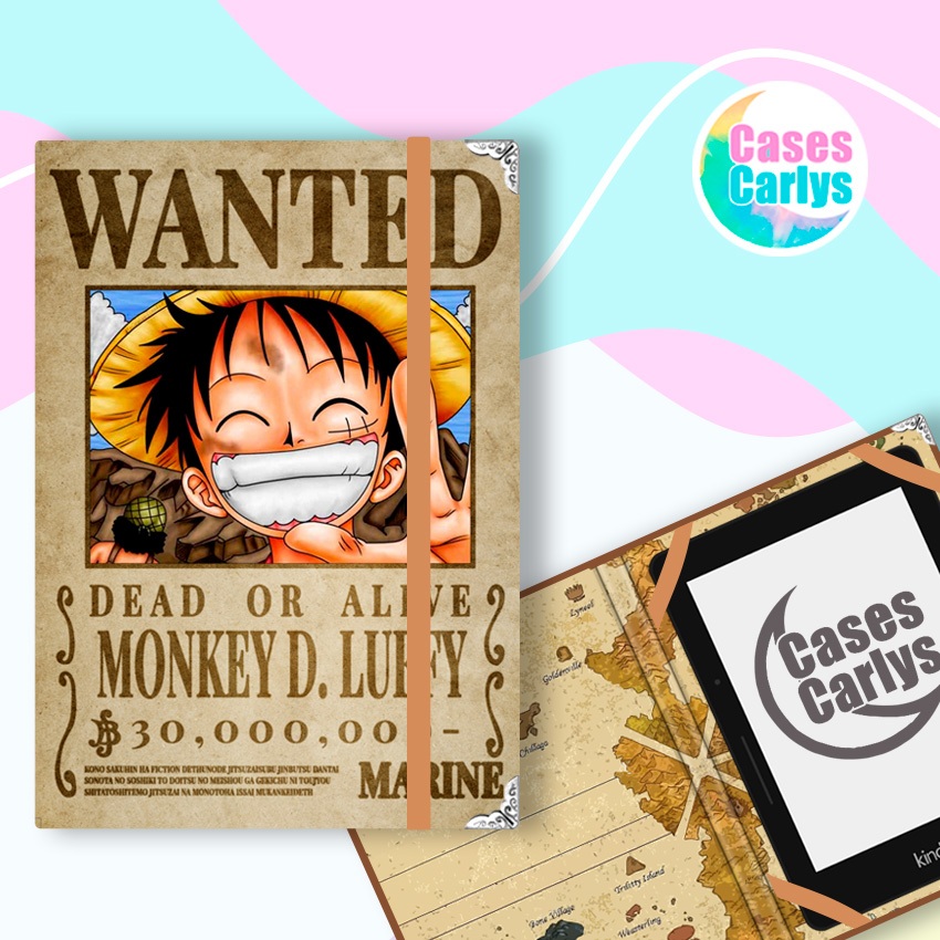 Capa para Kindle - One Piece - Cartaz de Procurado