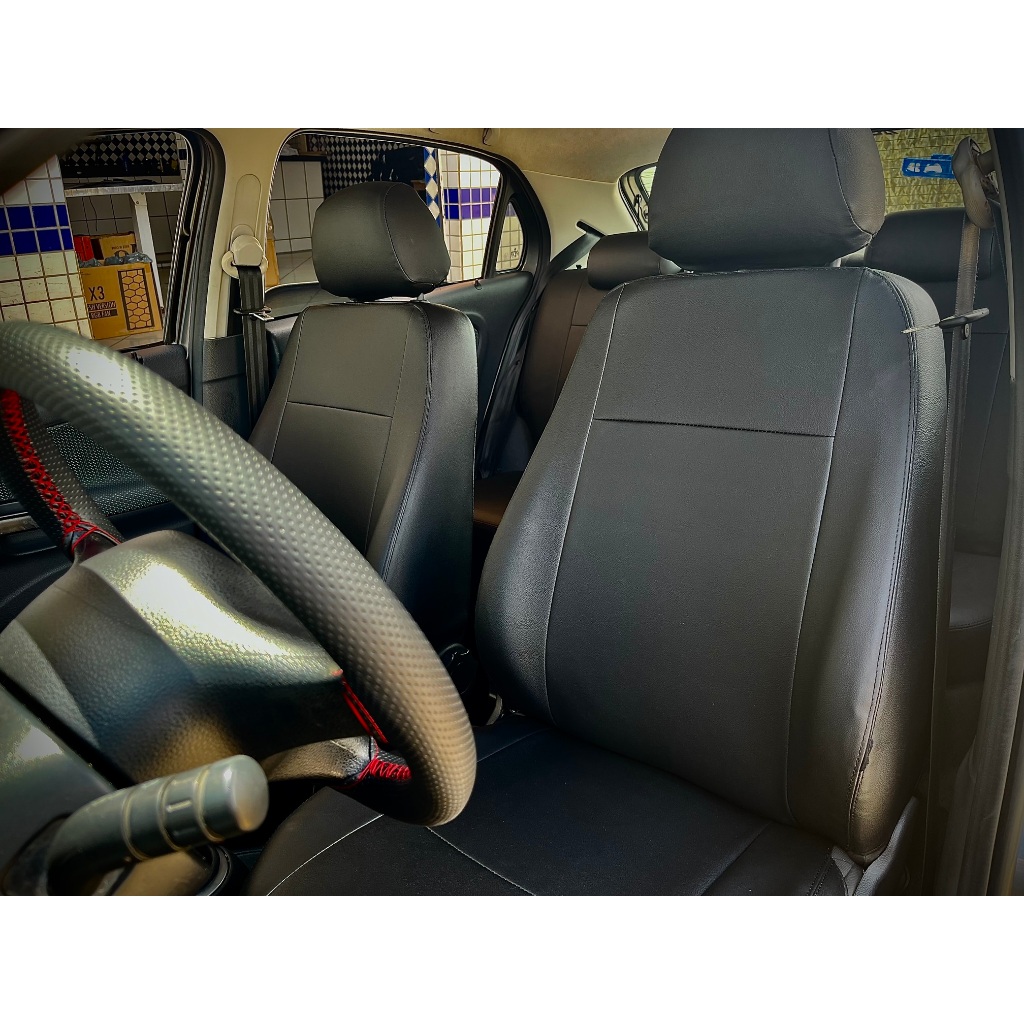 Capa Para Banco Automotivo Couro Compatível com Peugeot 205 206 207 306 307