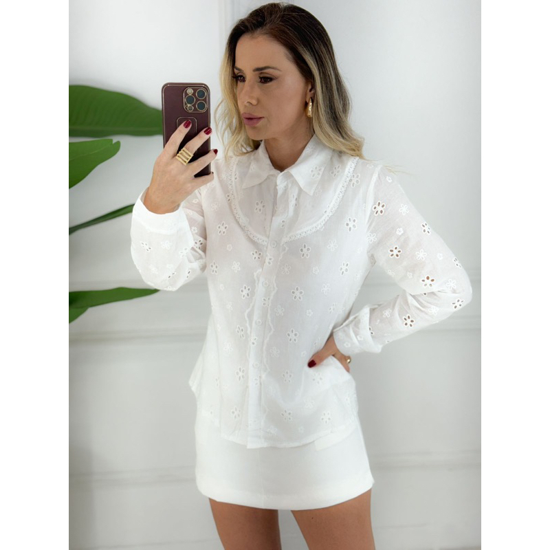 Camisa laser feminina em Oferta na Shopee