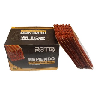 Refil Conserto Pneu Sem Camara 100mm Cx 60 Pecas Passeio Alta Aderência Vedação Segura Uso Profissional