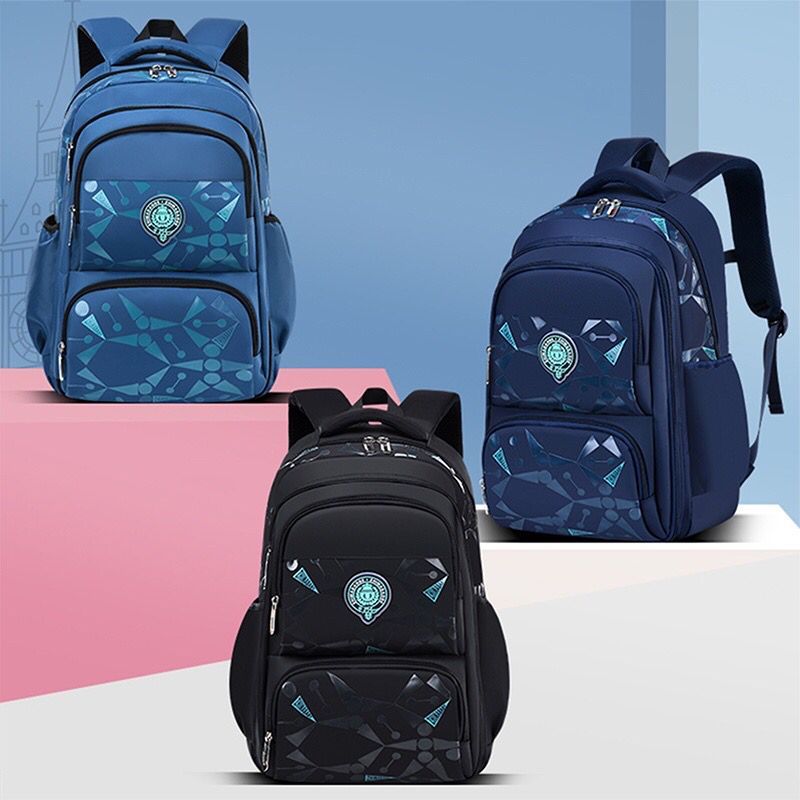 ASALOOG MOCHILA ESCOLAR À PROVA D`ÁGUA ESTILO GELADEIRA D-12