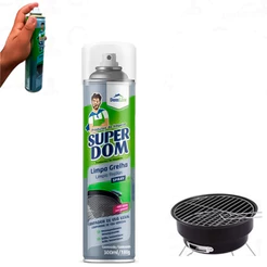 Limpa Grelha Spray 300ml De Alta Qualidade Desengordurante Instantâneo Uso Geral