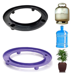 Suporte Para Botijão Cozinha Plantas Galões De Água Prático Em Plástico Fixo Reforçado