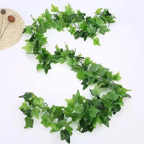 8 Metros De Cordão De Folhagem Folha Verde Artificial Folhagem Trepadeira Corrente Decoração