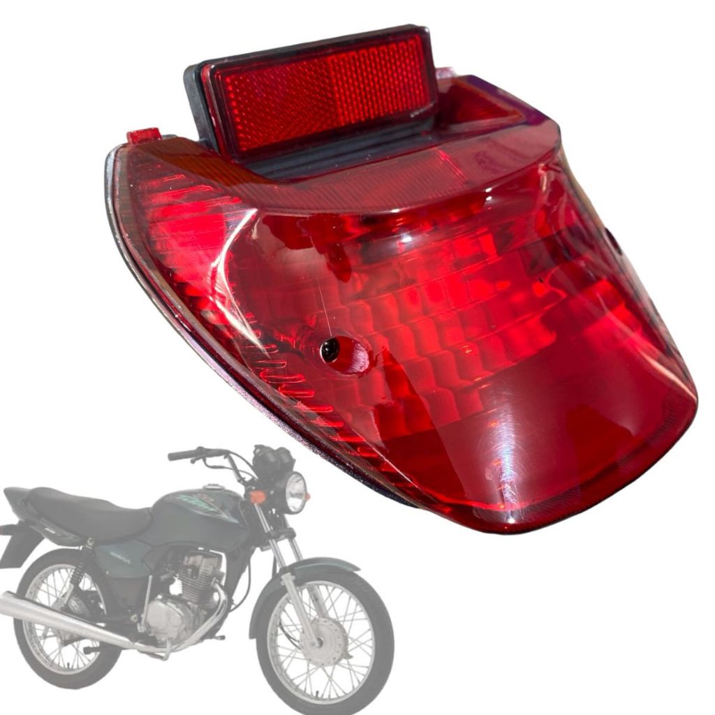 Lanterna Traseira Cg 125 2000 Até 2004 Cg 125 Ks 2005 Até 2008 em Oferta na Shopee