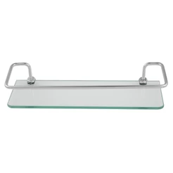 Porta Shampoo Ou Prateleira Vidro P/ Banheiro Ou Cozinha Reto Organizador De Box Cód 1001