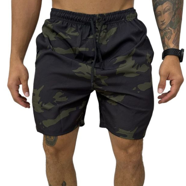 Bermuda Shorts Mauricinho Elastano Masculina swin esporte em Oferta na Shopee