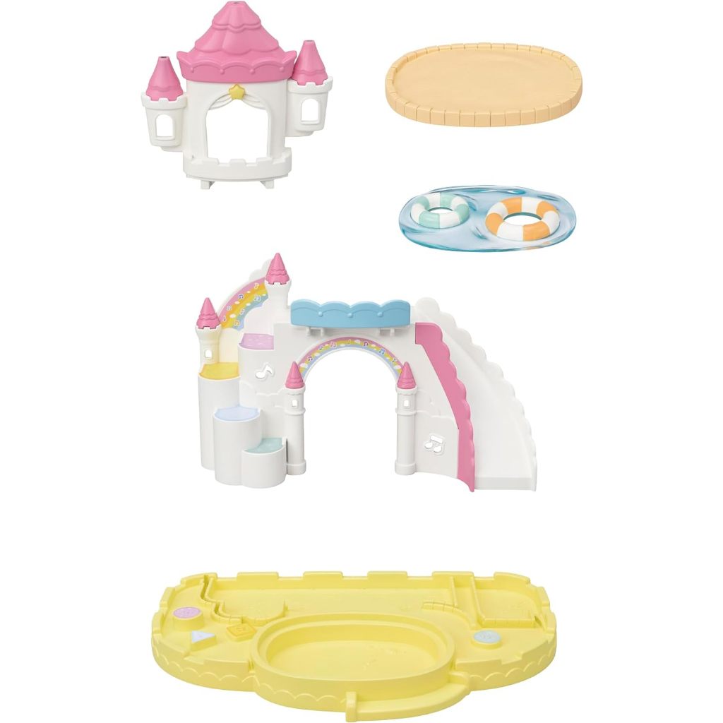 Detalhes do Sylvanian Families Piscina & Caixa de Areia Jardim da Infância