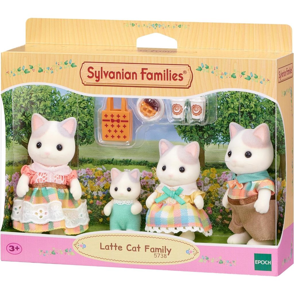 Sylvanian Families Família dos Gatos de Leite - Epoch em Oferta na Shopee