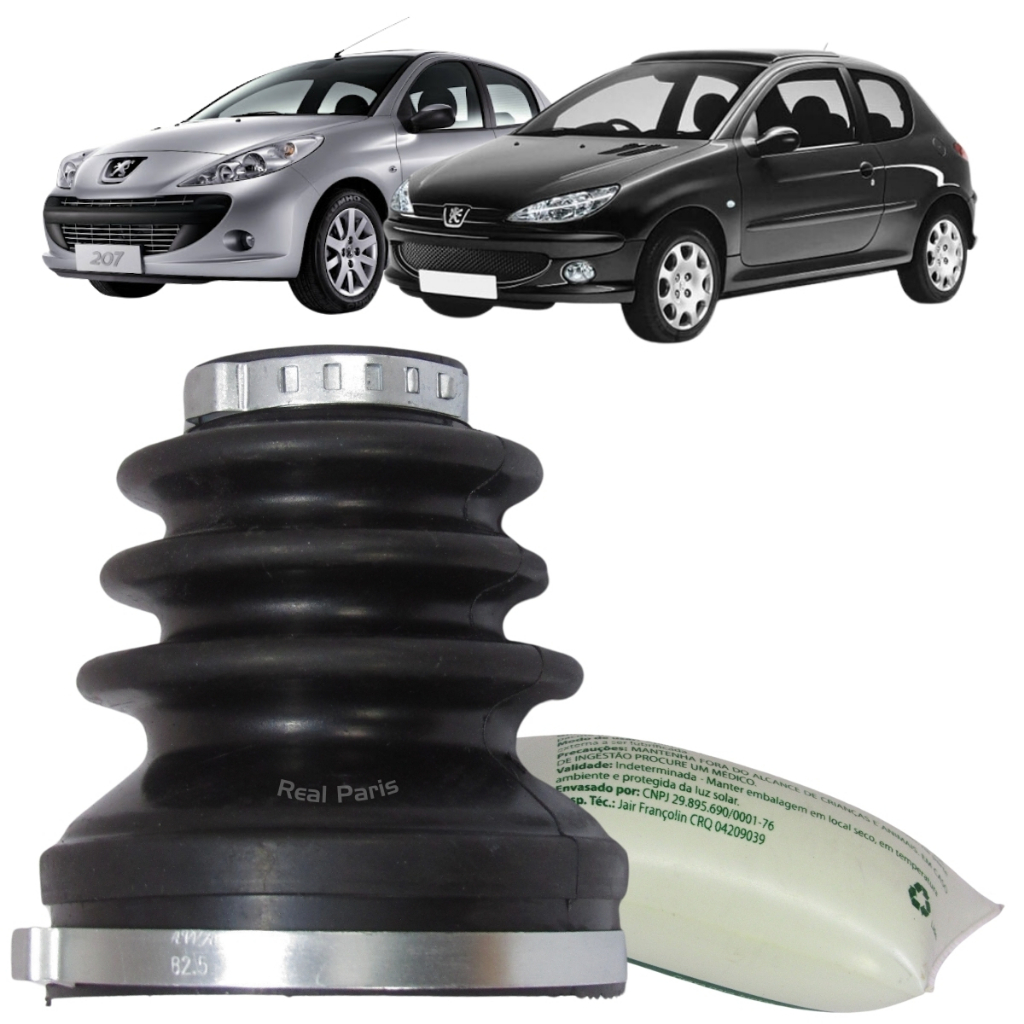 Kit Coifa Homocinética Tripoide Lado Cambio Peugeot 206 207 Xsara Xsara Picasso 1.6 16v - Eixo grosso 35MM