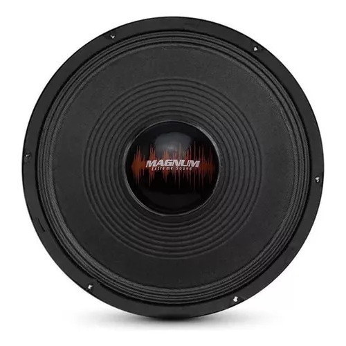 Woofer Magnum 15 Polegadas 250w Rms Alto Falante Susp Tecido Cor Preto 8 ohms