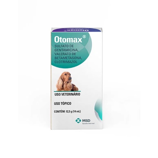 Otomax Pomada 12,5g Msd Saude Animal em Oferta na Shopee