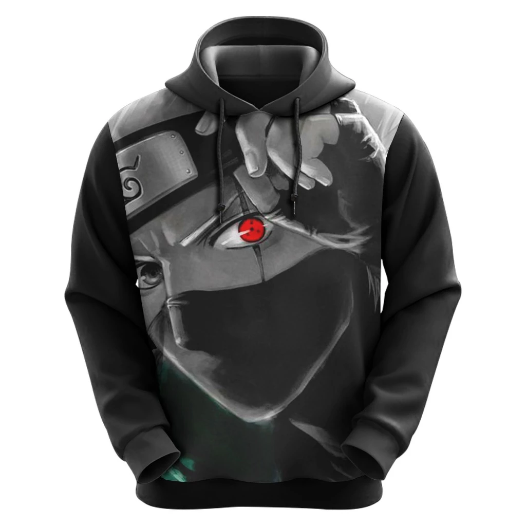 Blusa De Moletom Adulto E Infantil Anime Kakashi Hetake Naruto — imagem 1