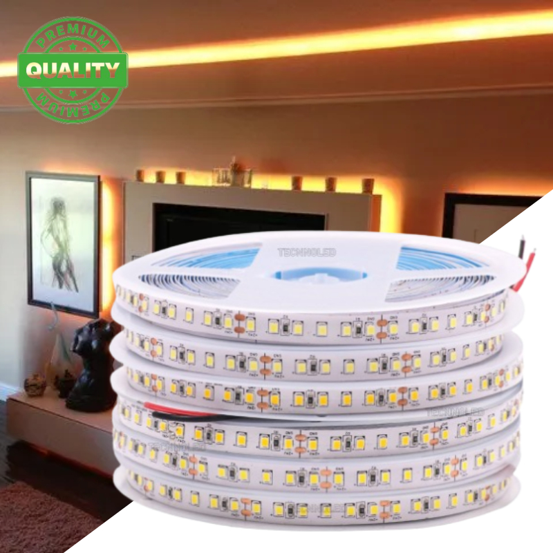 Fita LED Profissional 240 Leds/m (5m) - 12V 2835 - Escolha 3000K, 4000K ou 6000K em Oferta na Shopee