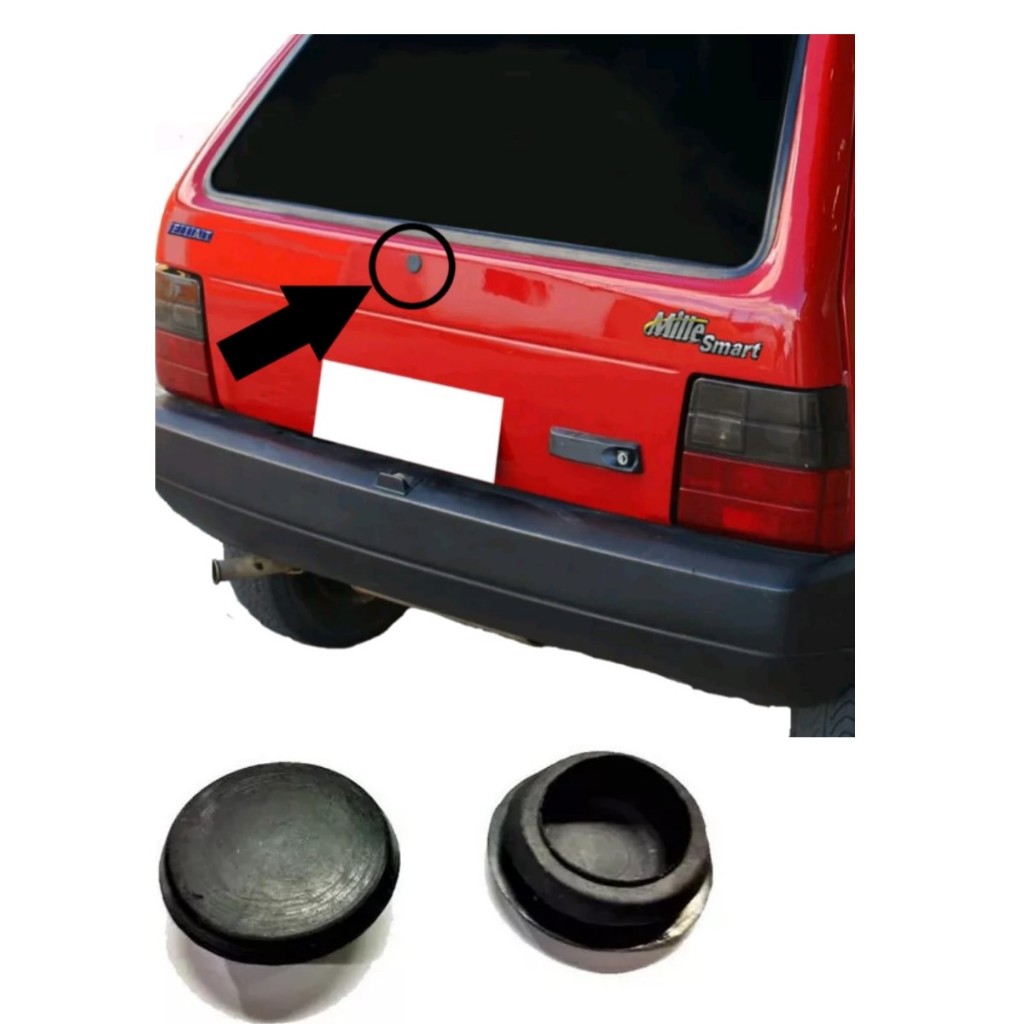 Borracha Tampa Acabamento Porta Malas Uno Limpador 01 Peça em Oferta na Shopee