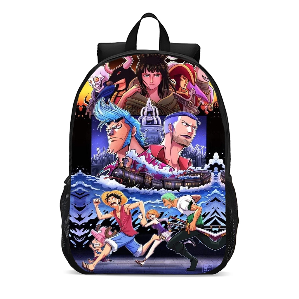 Mochila escolar juvenil infantil anime one piece mangá chapéu de palha  Poder promoção