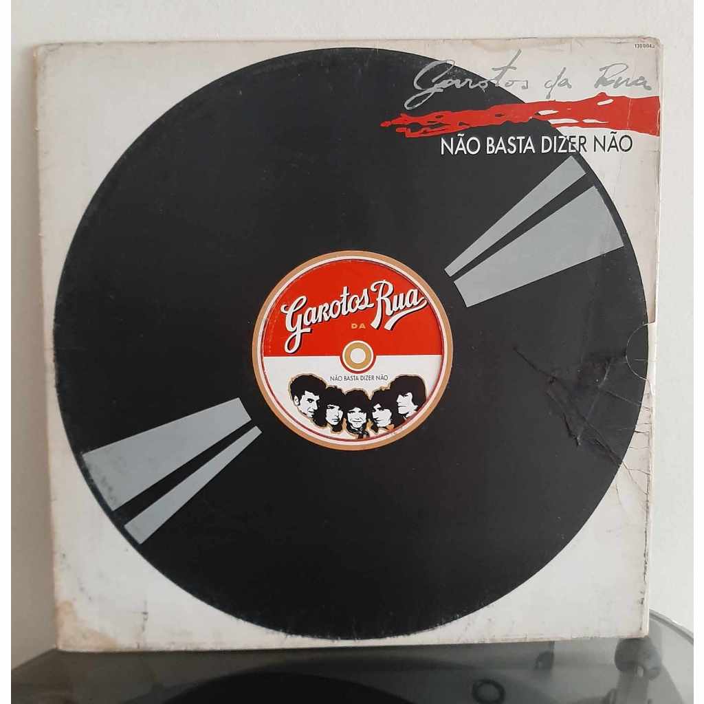 Garotos da Rua - Não Basta Dizer Não - rock gaúcho - vinil com encarte