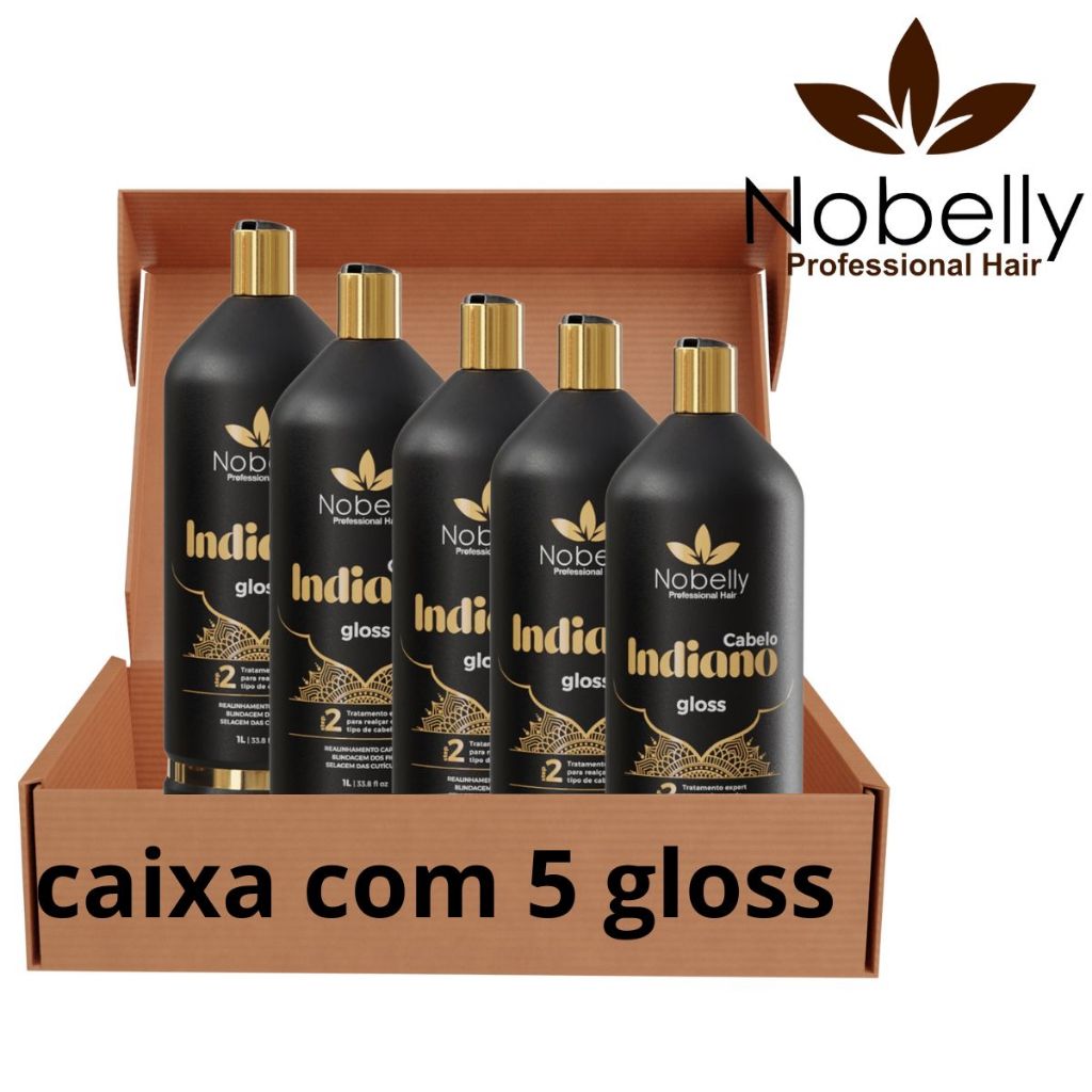 Progressiva Organica Profissional sem formol  kits com 5 gloss 1 litro rende 10 aplicações