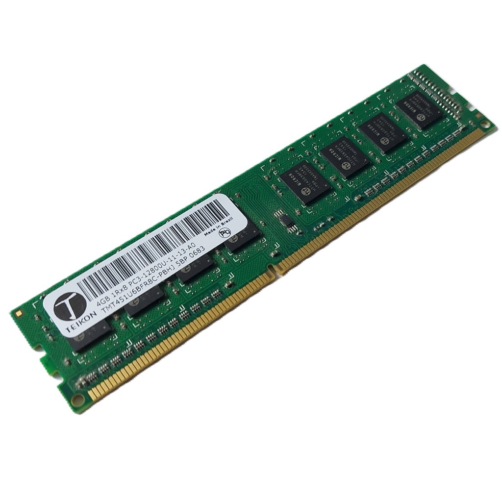 Memória RAM 4GB DDR3 PC3-12800 1600MHz Computador PC Desktop
