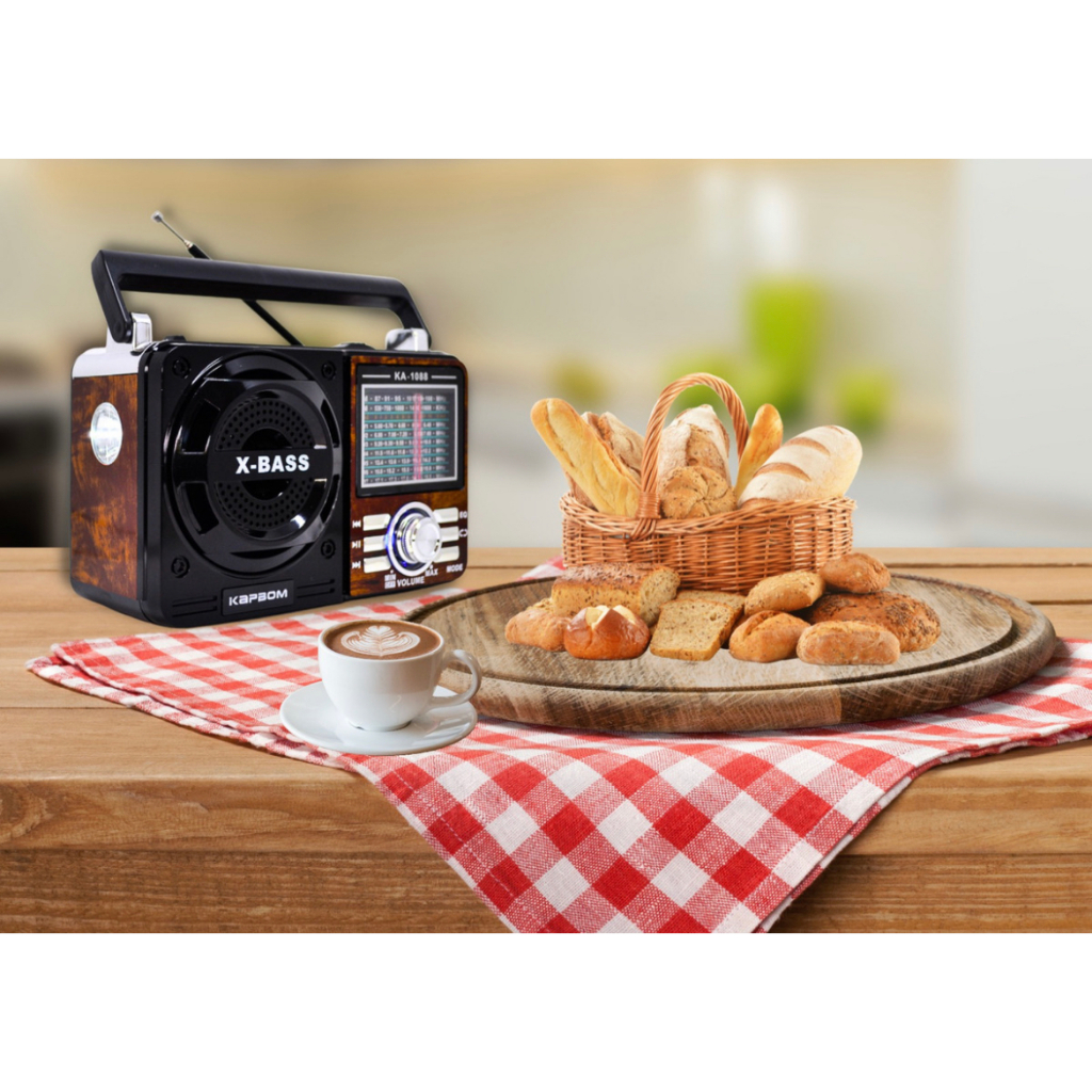 Radio Am\fm A Pilha Retro Vintage Recarregavel Usb AD-1088