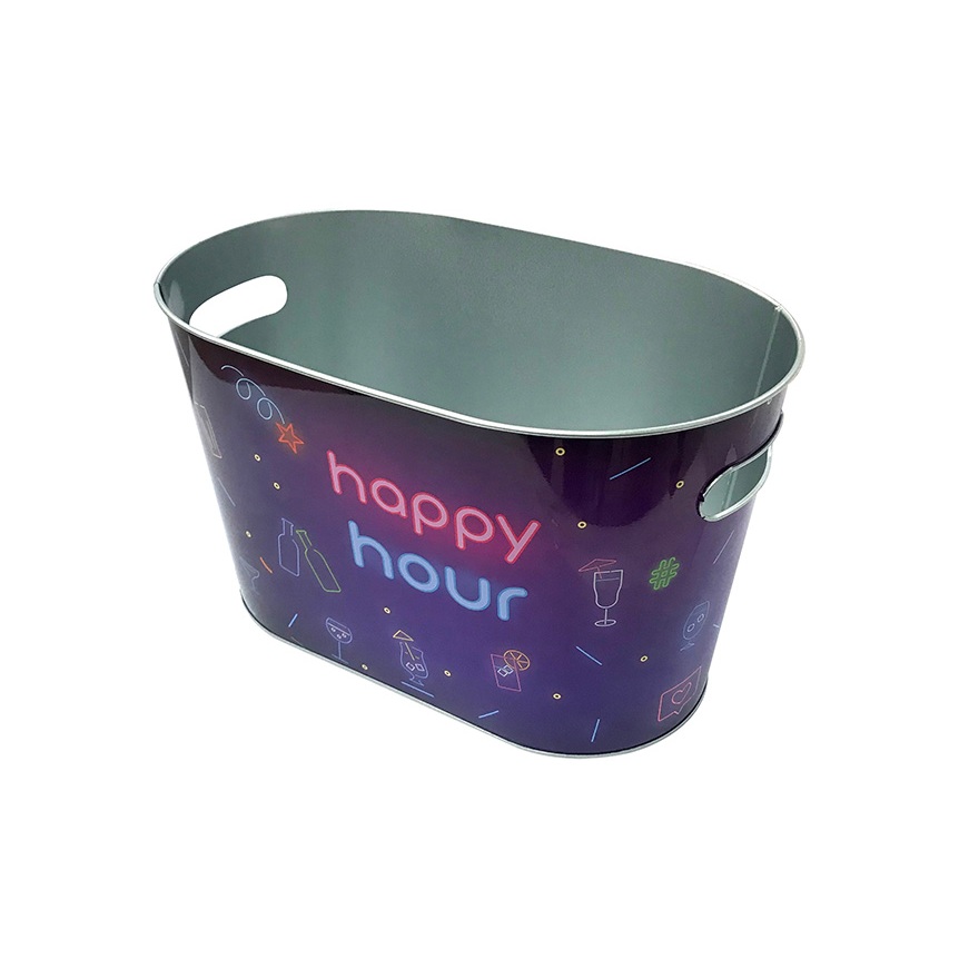 Champanheira Balde Oval Happy Hour 10 Litros Envio Imediato